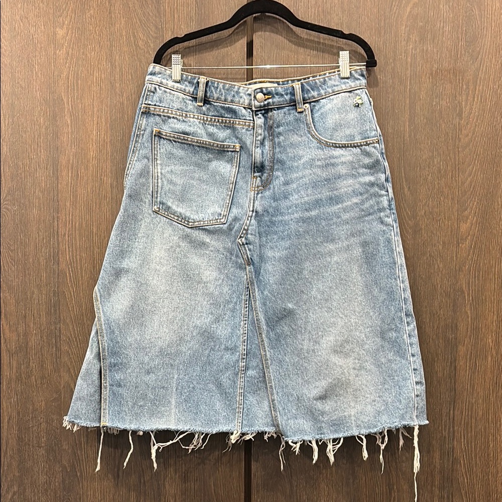 Denim A-Line Skirt